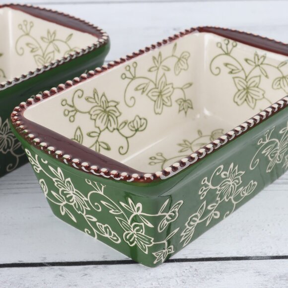 Temp-Tations Floral Lace 12 oz Ramekins with Cover & Metal Holder - Set of Two - Picture 11 of 13